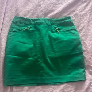 H&M green mini skirt 8
